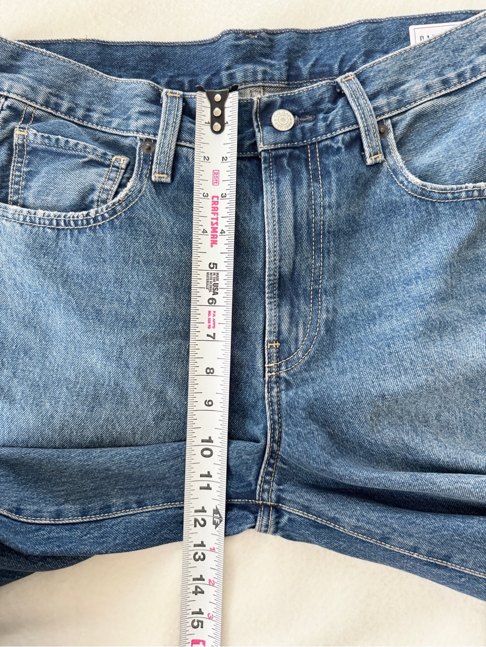 Hailey Bieber x Gap 1996 Extra Baggy Jeans Light Indigo Size 27 NWT - Picture 6 of 10